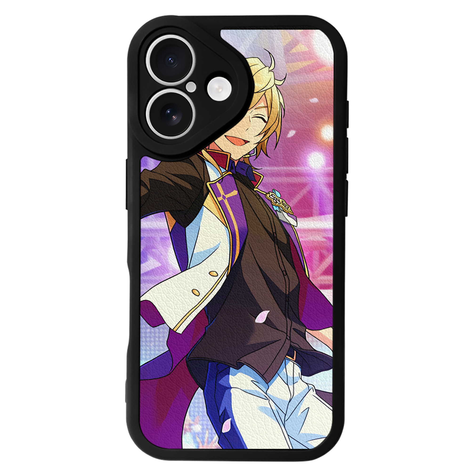 （画像用） あんさんぶるスターズ! Ensemble Stars 【iPhone 16シリーズ対応】シリコンスマホケース（レザー調） 材質：シリコン
